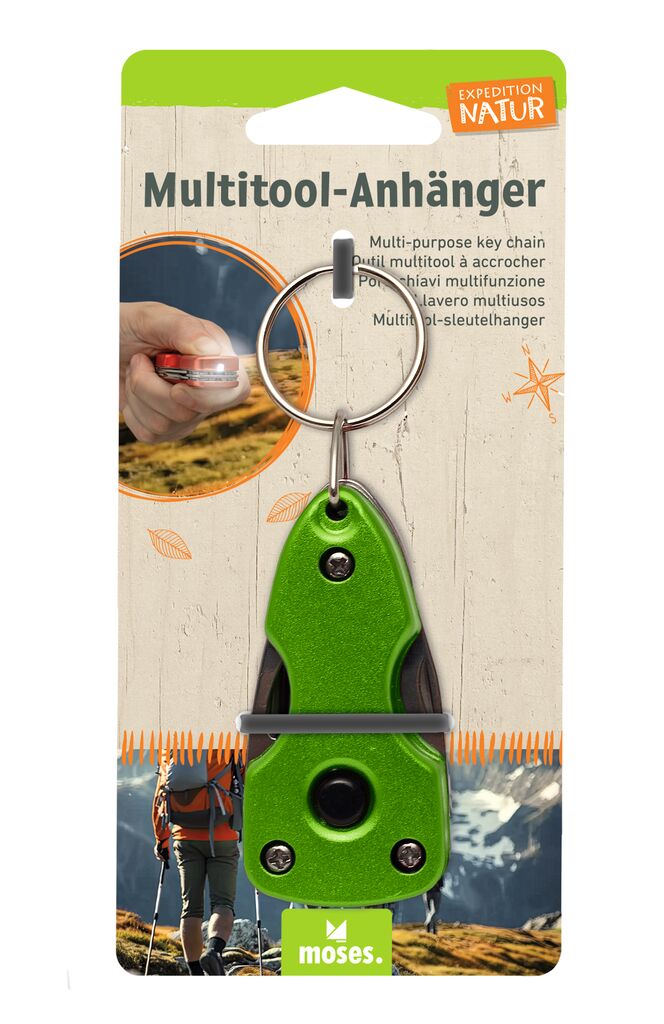 Expedition Natur Multitool-Anhänger grün