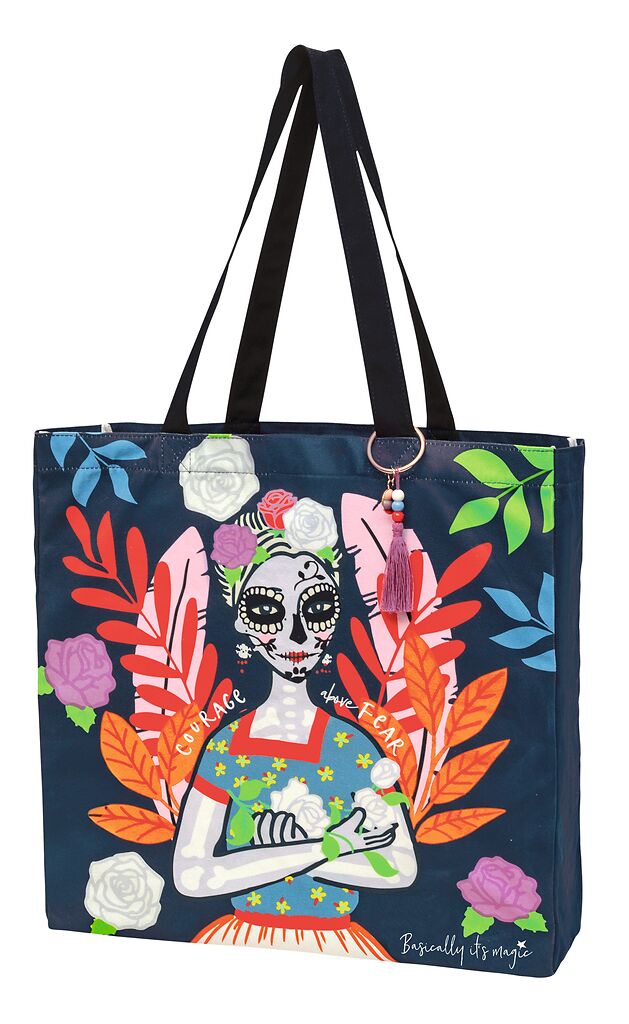 Basically it's magic Shopper Santa Muerte