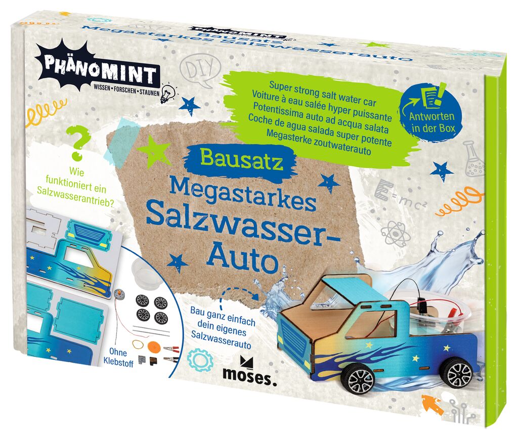 PhänoMINT Bausatz Megastarkes Salzwasserauto