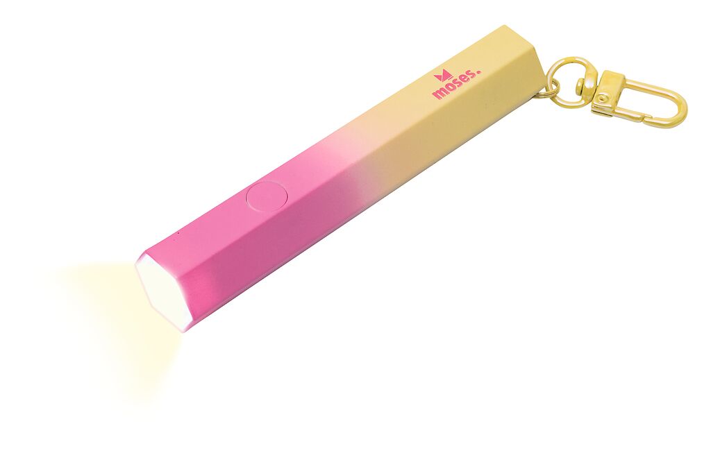 LED-Taschenlampe Recharge Farbverlauf Pinkgelb