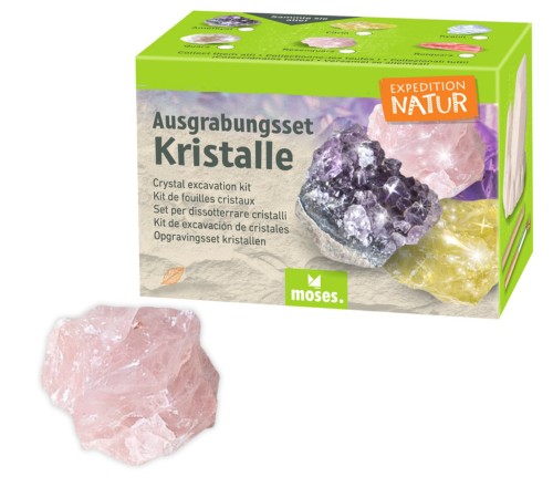 Expedition Natur Ausgrabungsset Kristall Rosenquarz