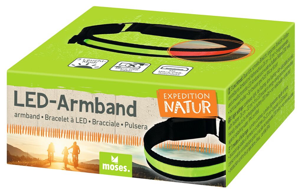 Outdoor Sicherheits LED-Armband I Kinder & Erwachsene