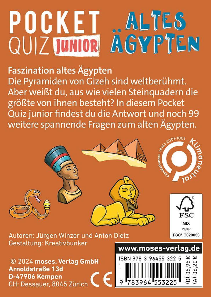 Pocket Quiz junior - Altes Ägypten