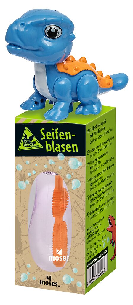 Dino Seifenblasen blau