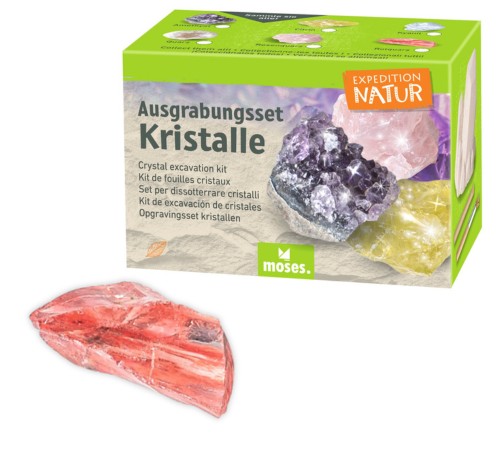 Expedition Natur Ausgrabungsset Kristall Rotquarz