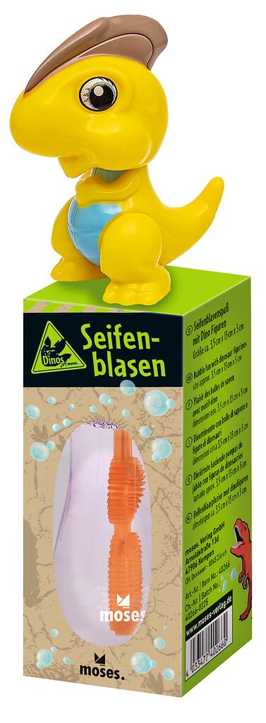 Dino Seifenblasen gelb