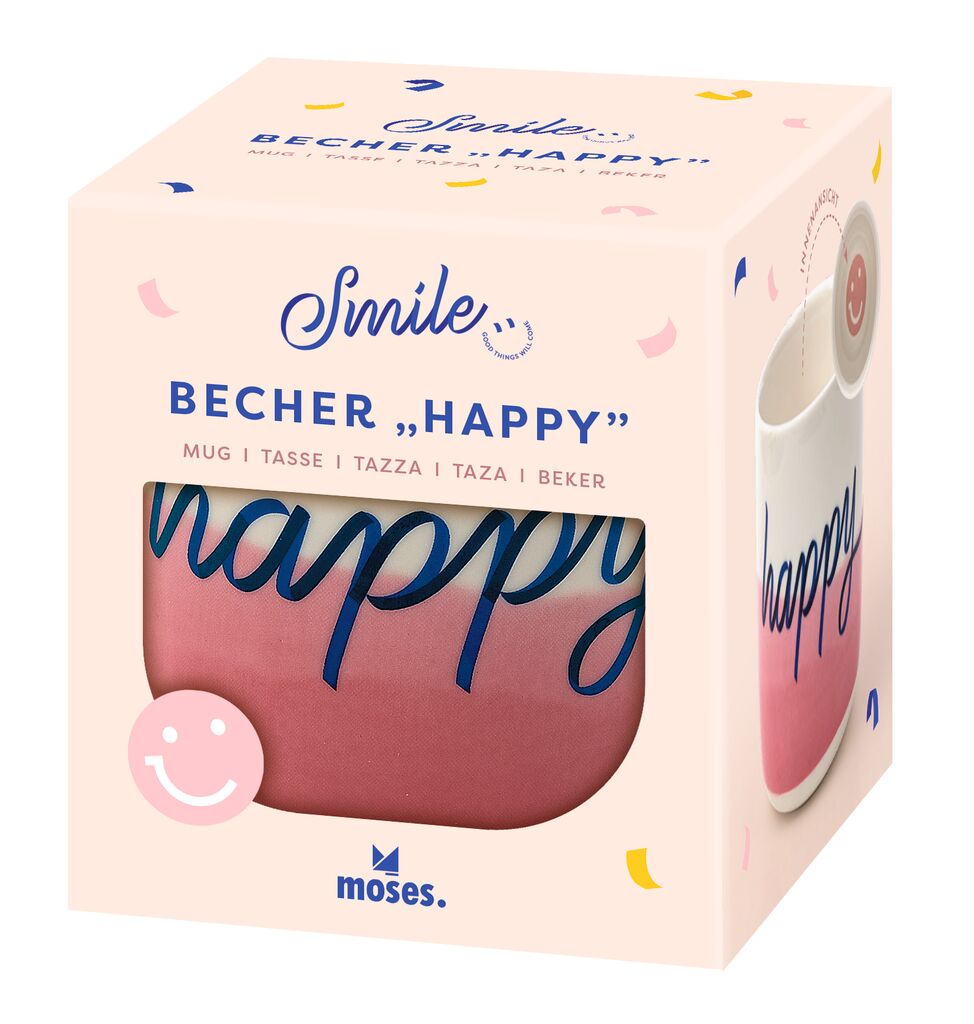 Smile Becher Happy