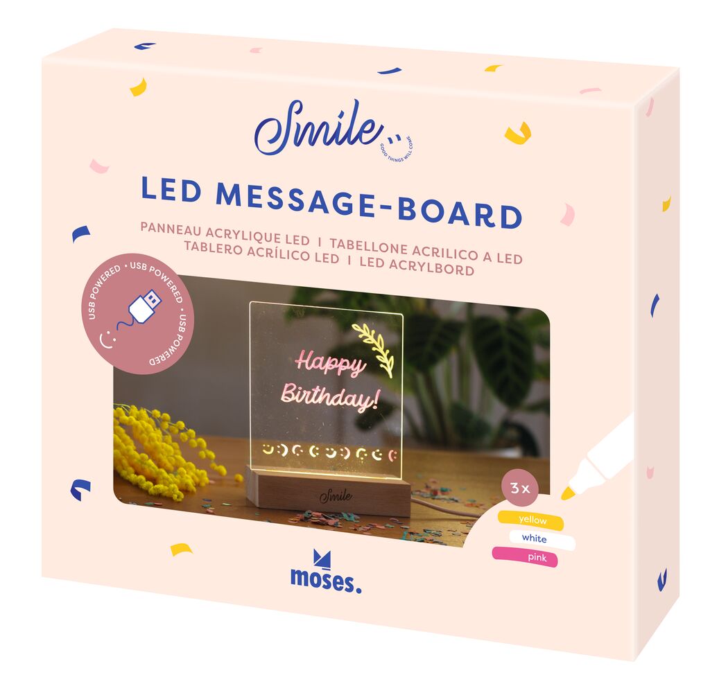 Smile LED Message-Board