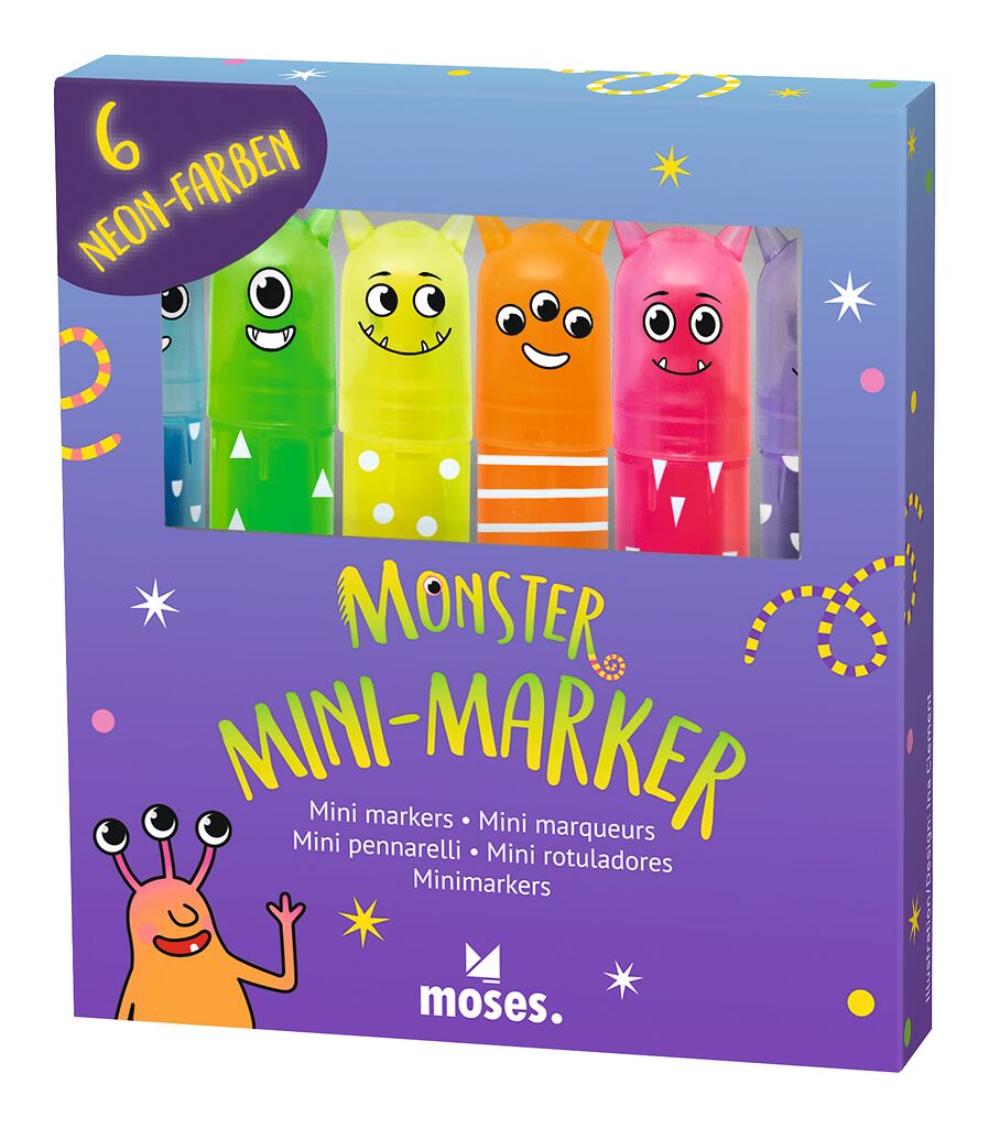 Monster Mini-Marker 6er Set