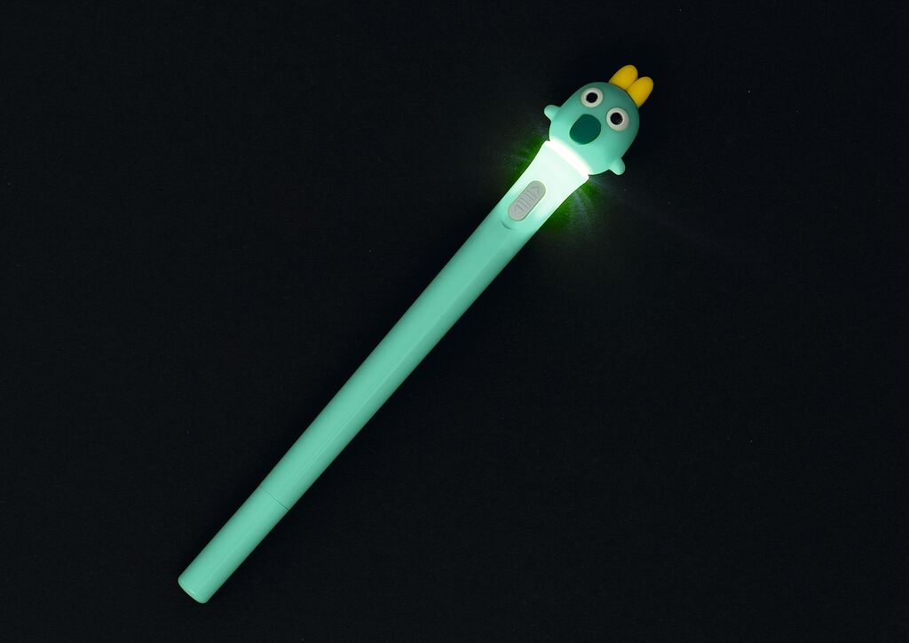 Light-up Monsterstift petrol