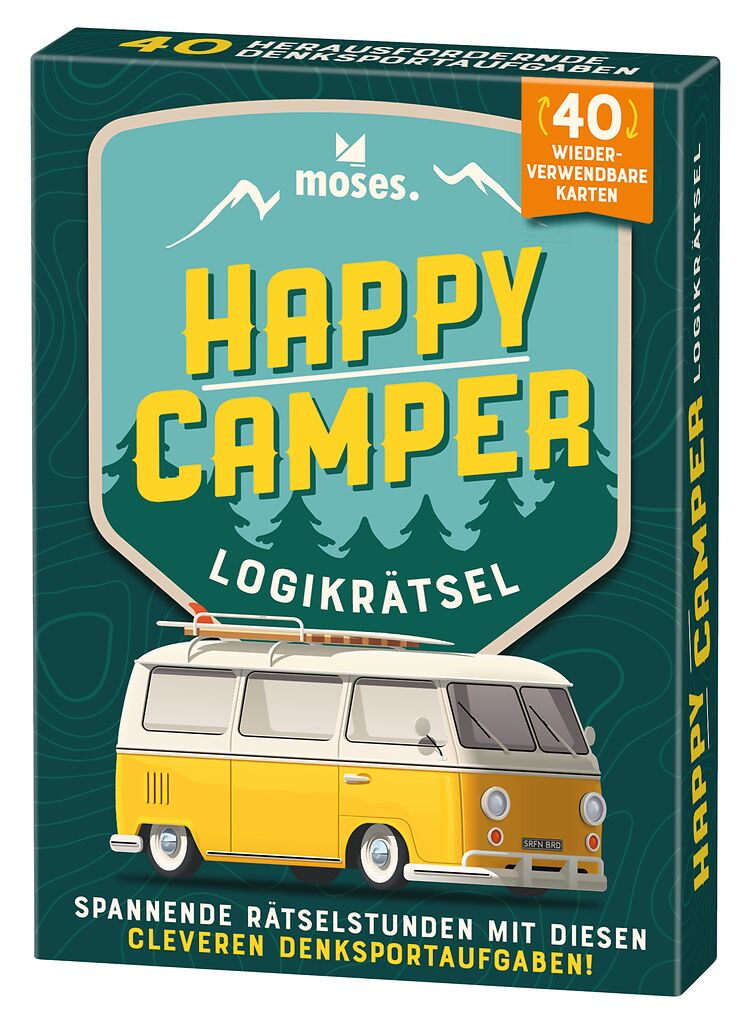 Happy Camper - Logikrätsel mit abwischbarem Stift