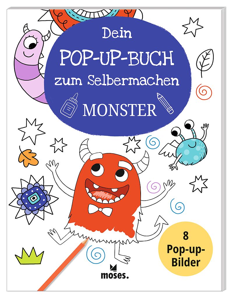 Dein Pop-Up Buch zum Selbermachen Monster