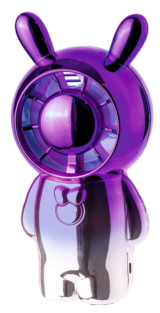 USB-Ventilator Metallic-Bunny violett