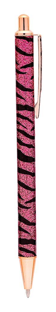 Kugelschreiber Animal Glitter Zebrapink