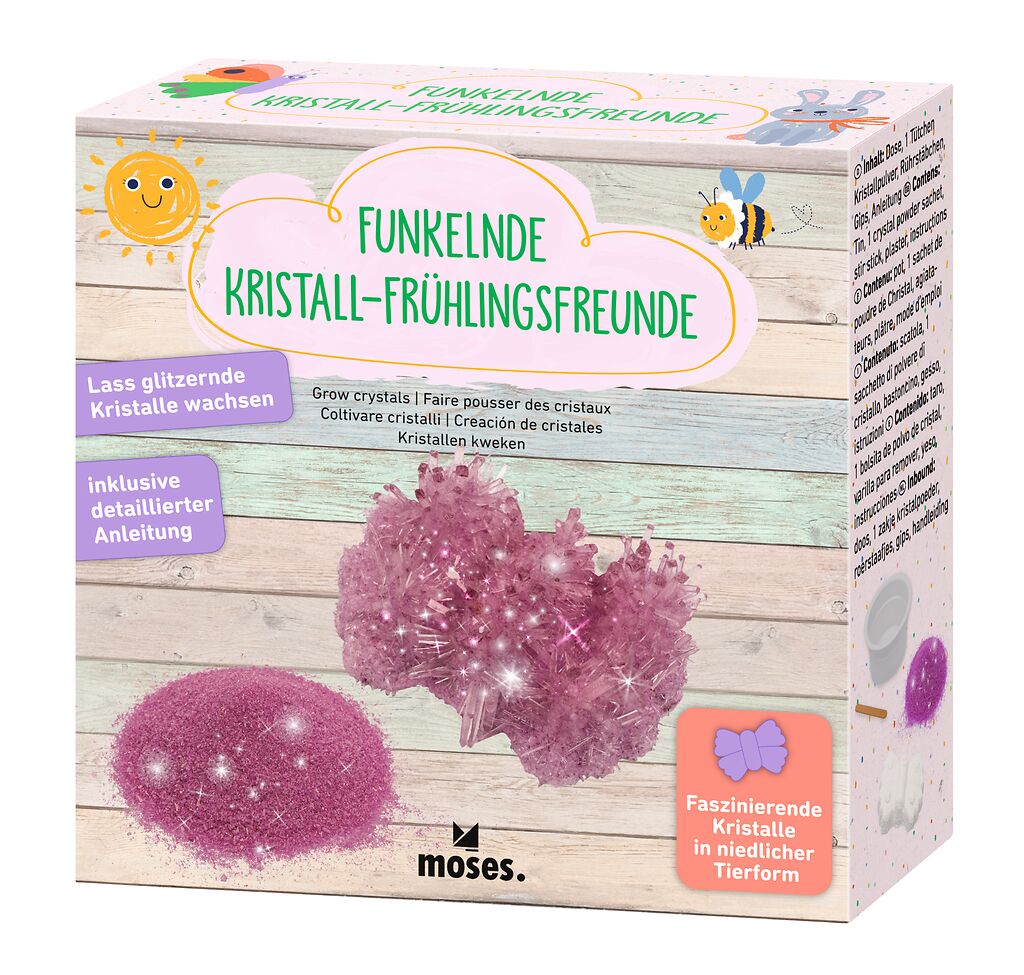 Funkelnder Kristall-Frühlingsfreund violett