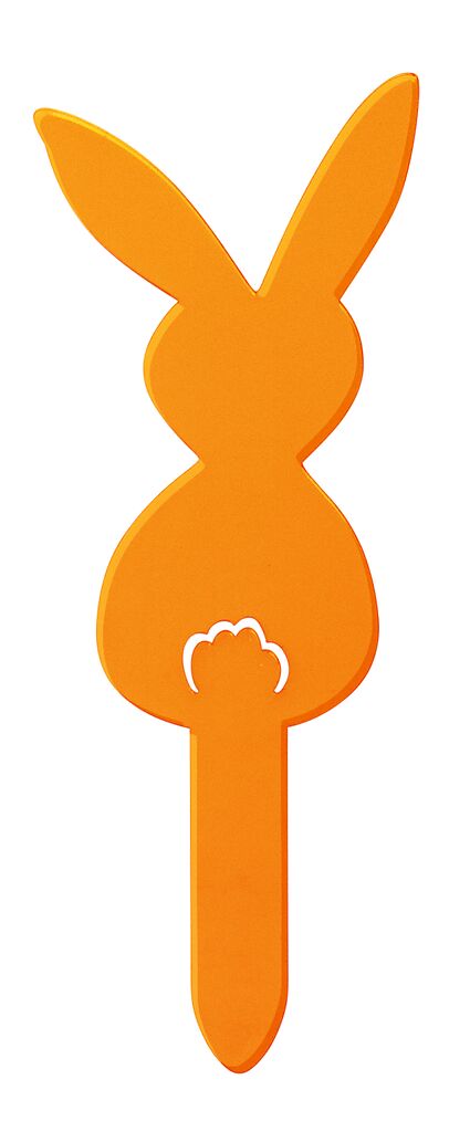 Hasen-Stecker orange